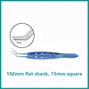 102mm flat handle, 15mm curved tip