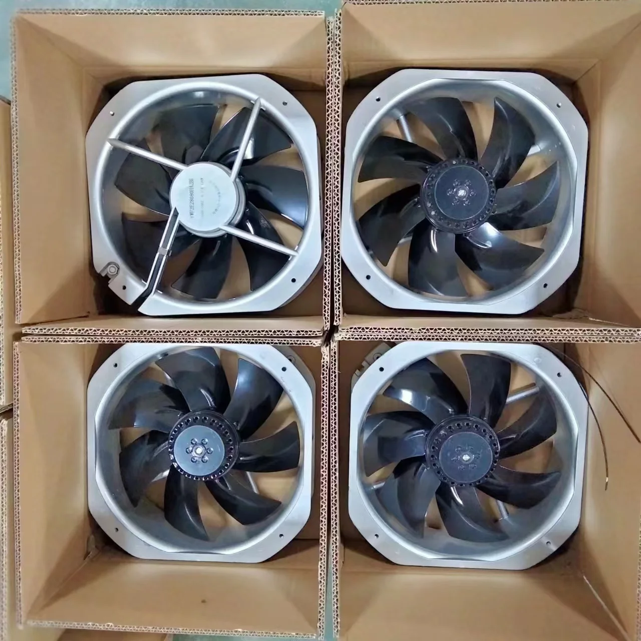 Ac Axial Airflow Industrial Cooling Fan 400mm 15inches External Rotor ...