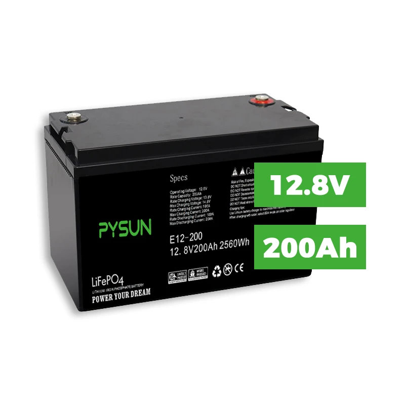 12.8V 100Ah 150Ah 200Ah LFP Solar Battery