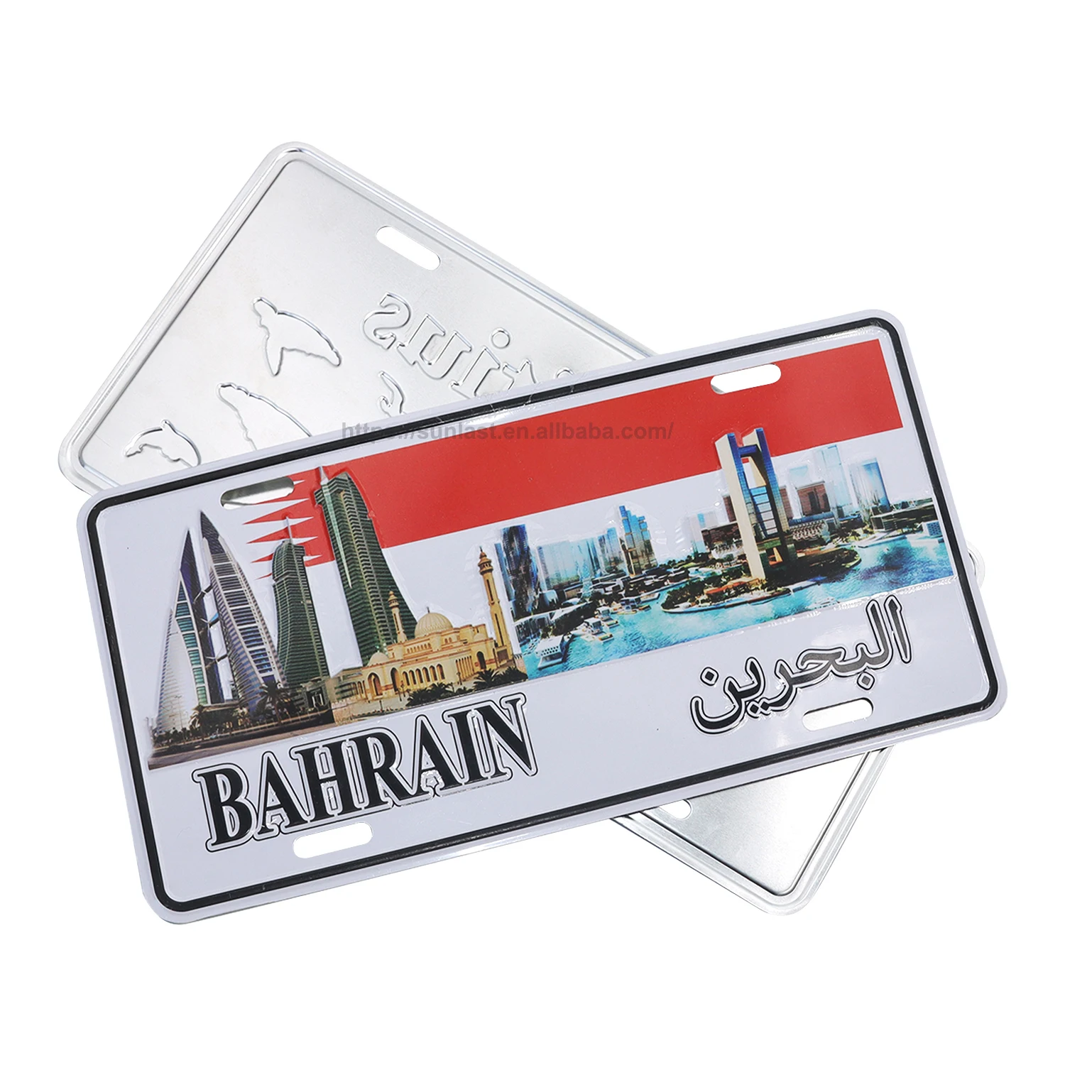 Design Bicycle Number License Plate Metal Crafts Embossed National License Plate Gift License Plate Bike for People Popular
