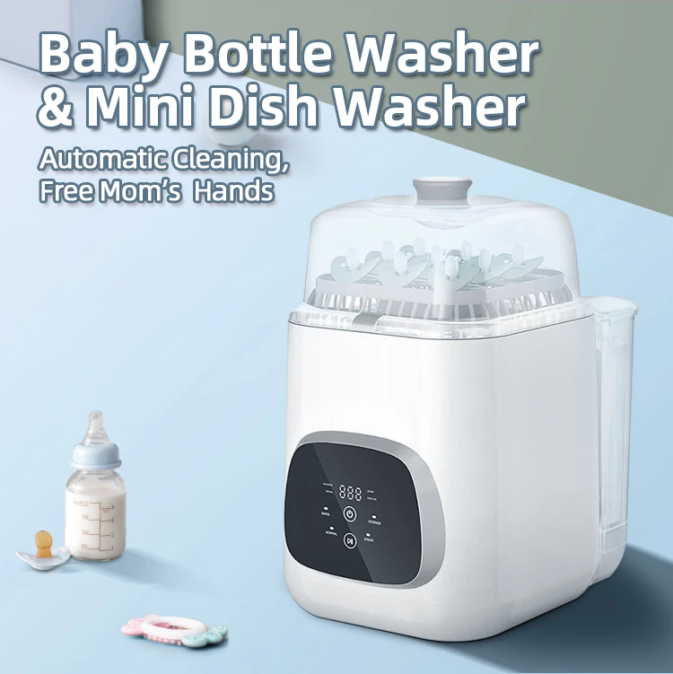Manufacturer Powerful Washing Baby Bottle Washer and Sterilizer Bottle Baby  Washer Baby Bottle Automatic Washer