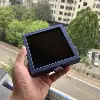 13*13 cm bleu