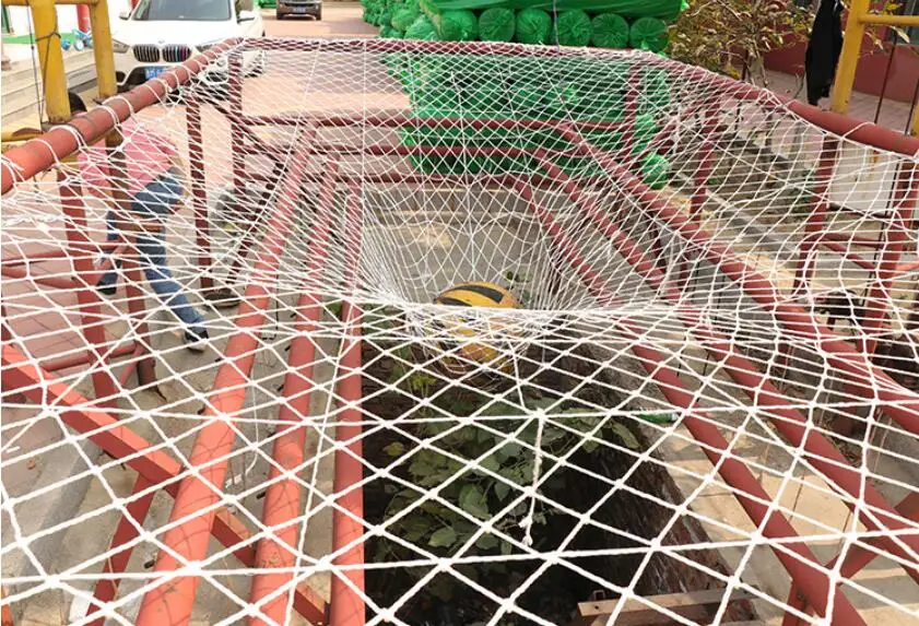 Rete Sicurezza Balcone/Parco Giochi - Bianca 2x3m, Maglia 3x3 Cm, Poliestere - Foto 8