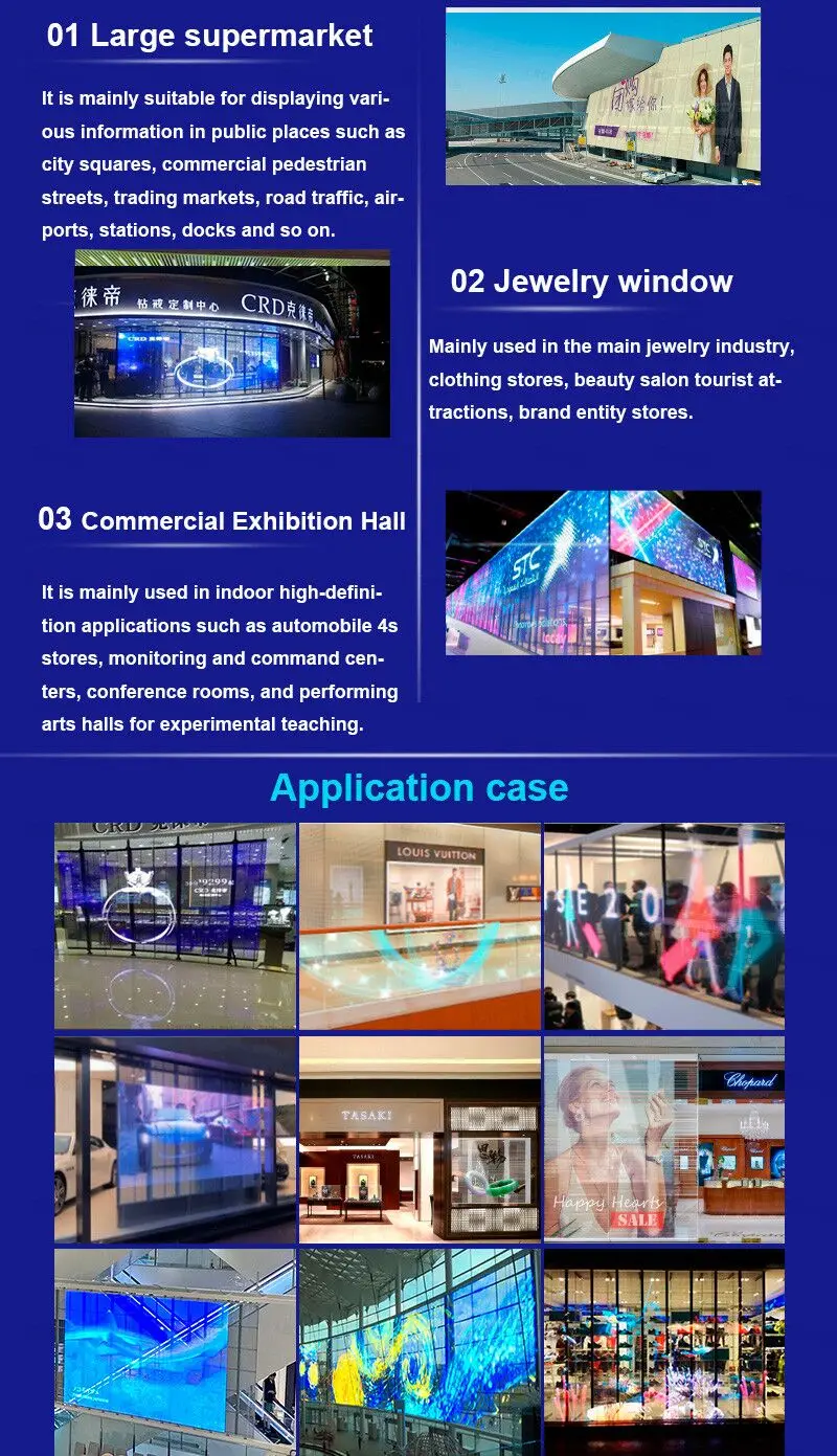 On Windows Led Screen Outdoor Glass Window Transparent LED Screen - P3.91-p7.81mm