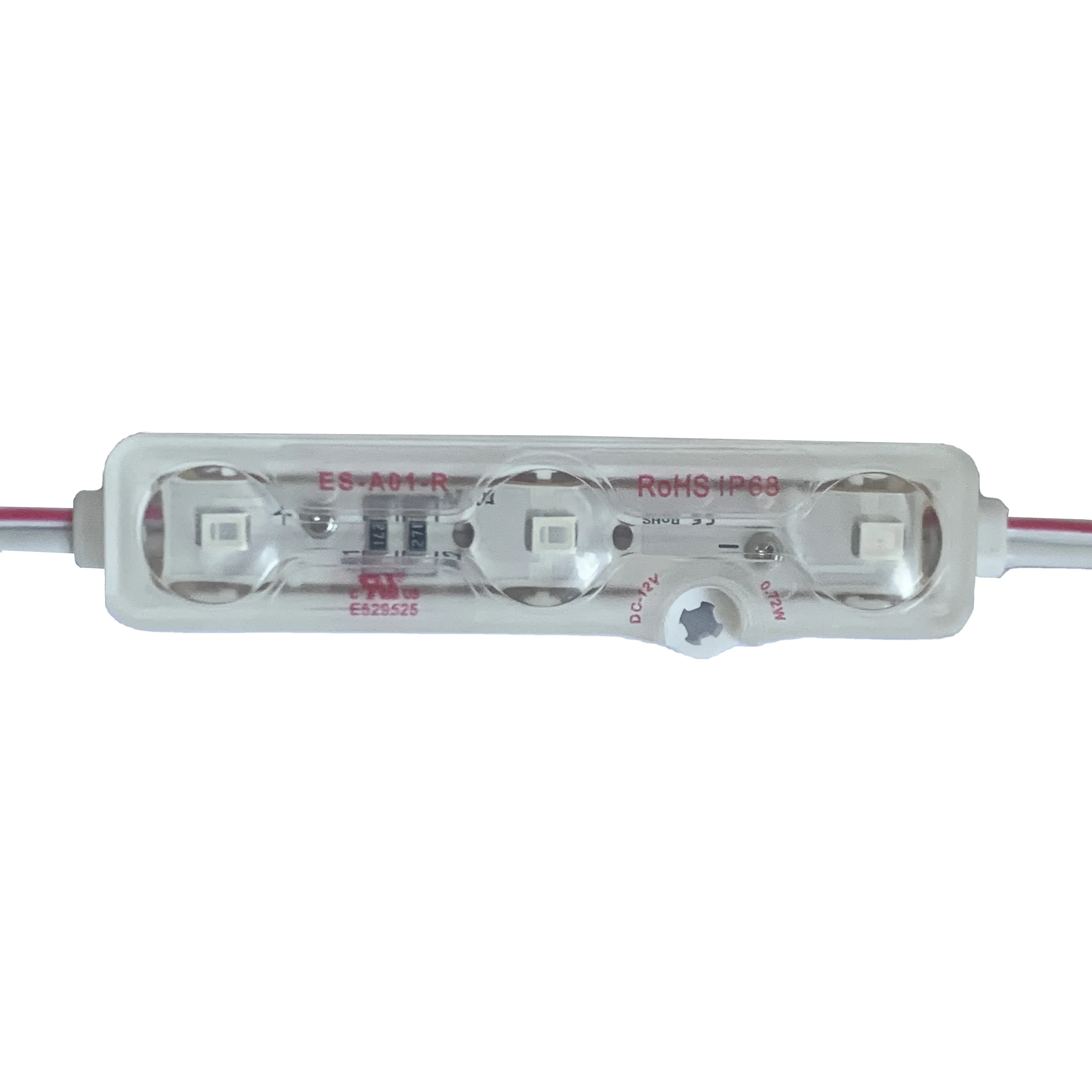 A01 UI Listed LED Module  Outdoor IP68 Waterproof  Ultrasonic 2835 SMD New 3 LED Modules  for Sign Letters