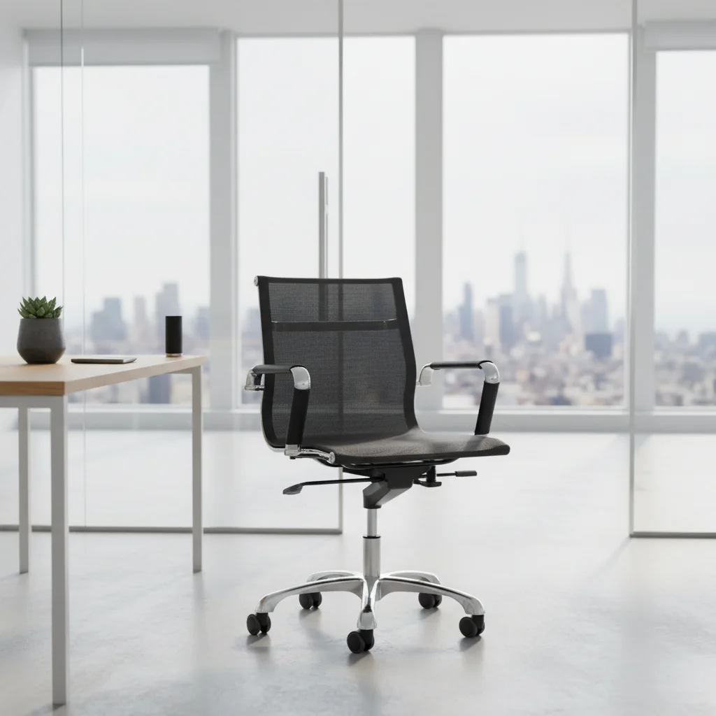 Modern Design Ergonomic Leather Executive Swivel Office Chair with Adjustable Height 3
