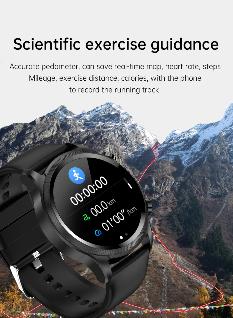 Intelligent ECG Blood Glucose Health Smart Watch 1.39 Inch HD Screen ECG Chest Patch Real Time ECG Analysis E400 Smart Watch (22).jpg