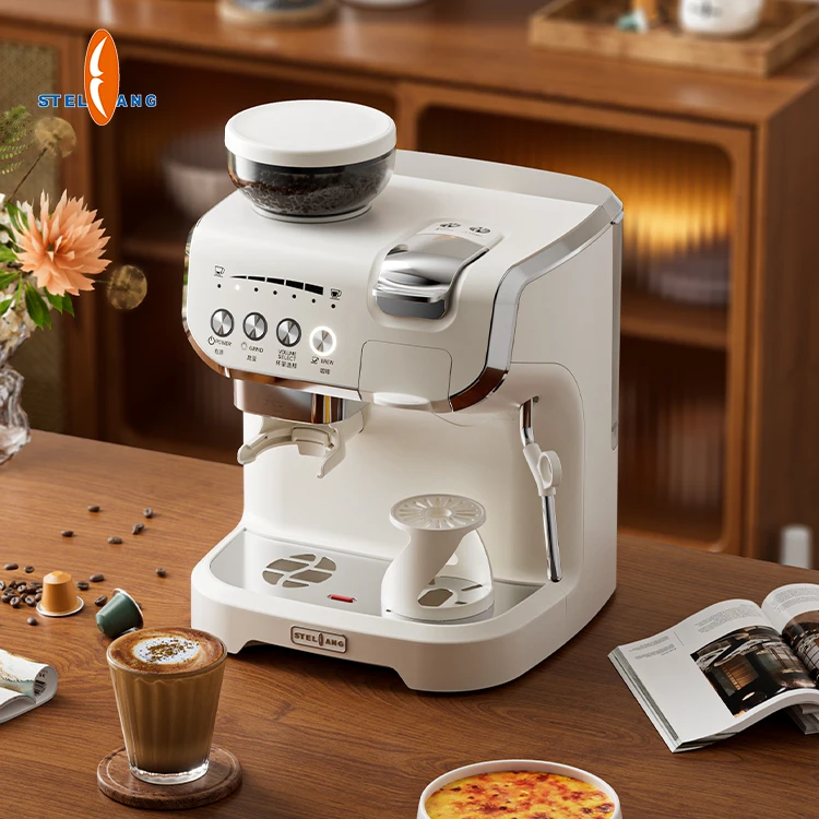 All in Multi Capsule NP DG Coffee Machine Maker with Grinder Built in  Coffee Bean to Powder for Commercial