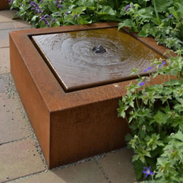 Square Water Fountain For Garden Feature - Buy Square Water Fountain ...