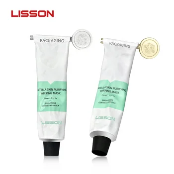 Custom Recyclable Metal Empty Cosmetic Face Hand Cream Lotion Aluminum Packaging Ointment Collapsible Tubes 50 ml Shampoo Tube