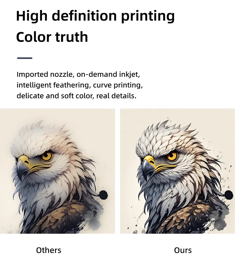 2026 Lansong New Mini Desktop 40cm Feeder Single Pass Printer DIY Christmas Gift Paper Bag Coffee Cup Greeting Card Printing supplier