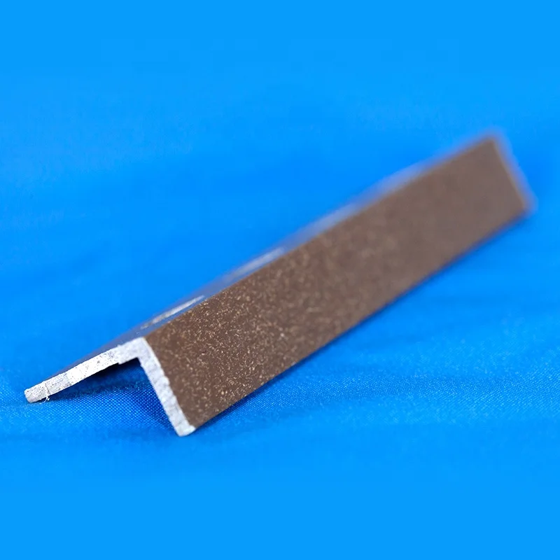 Right Angle L Shape PVC Corner Guard Tile Trim Edging for Flexible Rubber Floor Transition Strip Durable Plastic Border Trim