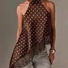 brown polka dots