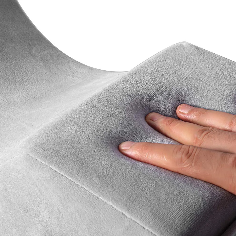 Coussin De Soutien Pour Extensions De Cils - Confort Nuque Et Dos - Poches Pour Outils - Flanelle Douce