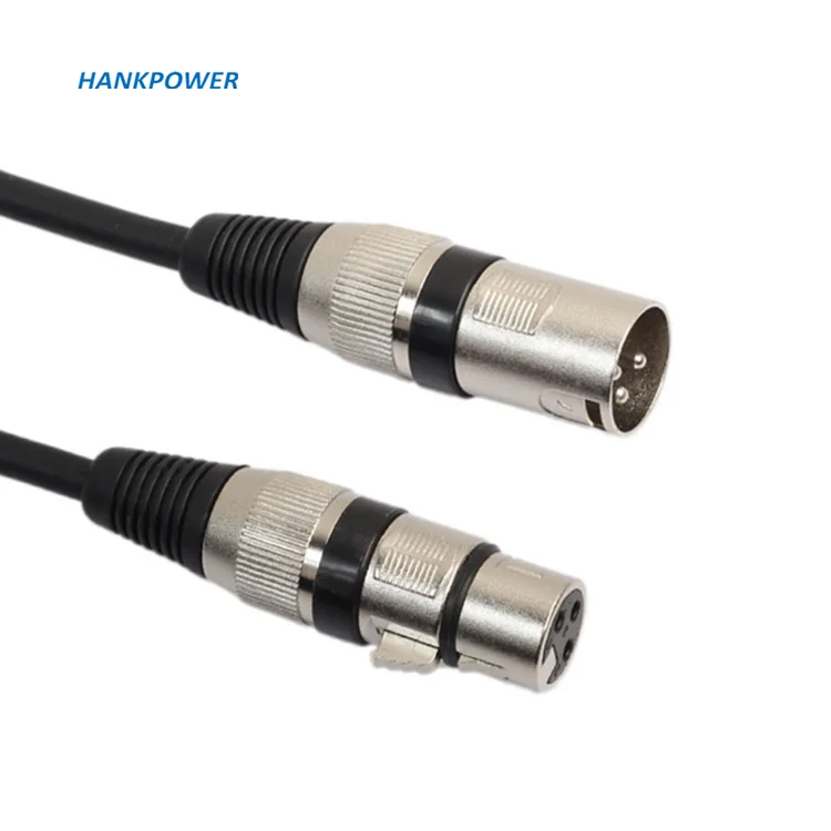 XLR マイクオーディオケーブル 3Pin XLR オス - メス延長ケーブル