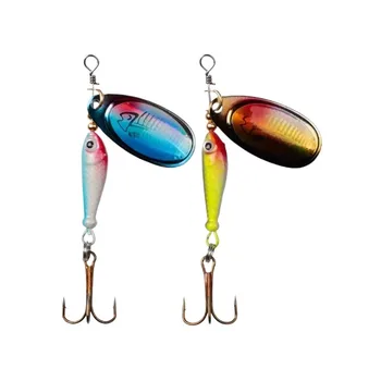 Cheery Spoon Printed Carp Bait Artificial Hard Bait with Treble Hook and Wobble Feeder Metal Bait for Fishing – Metal Jig – view 2