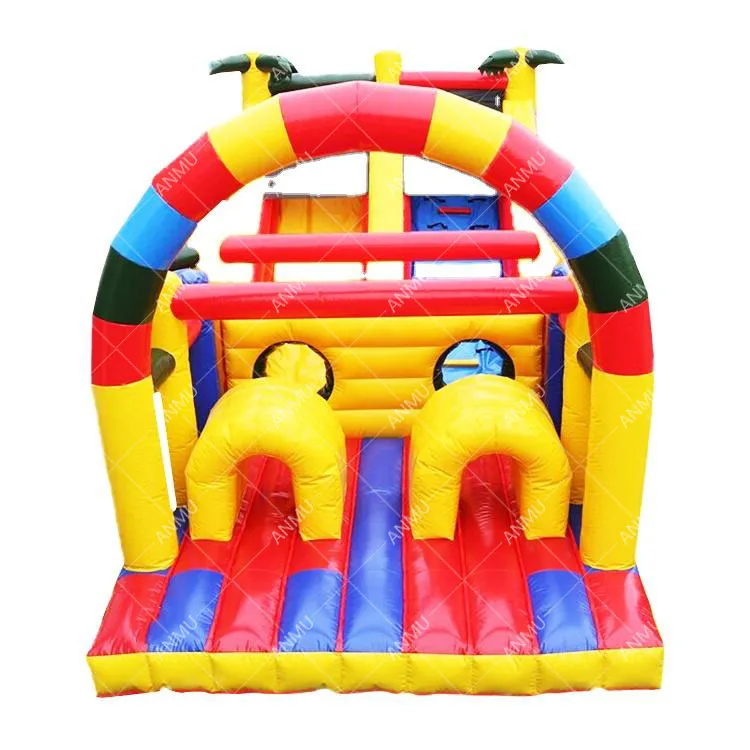 Customized Inflatable Jumping Obstacle Bounce Game/outdoor Obstacle