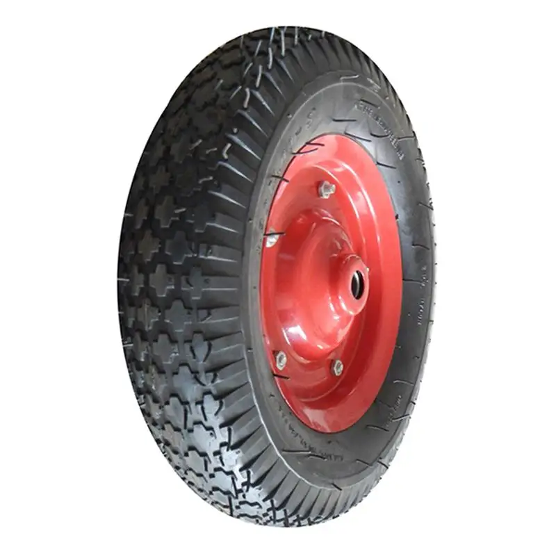 Ruota Carriola 16'' 4.80/4.00-8 Antiforatura - UKEdeals Gialla/rossa