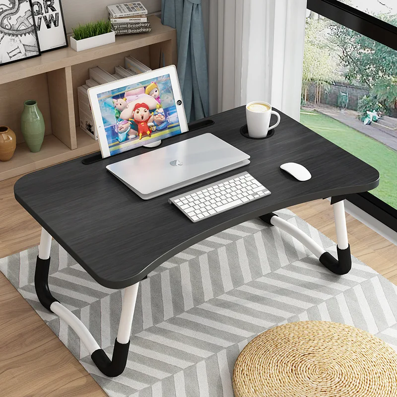 Light Weight Multipurpose Desk Bed and Study Tables Modern Laptop Portable Bed Table Stand Floor Working Table With Folding Legs