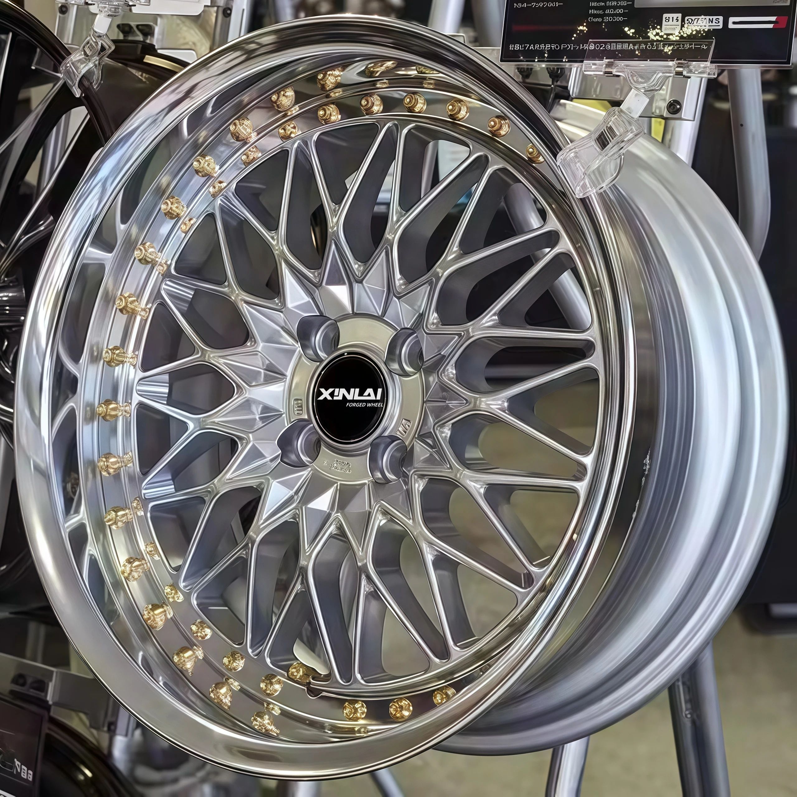 3 Pieces Forged Wheels 4x108 4x114.3 4x100 15' 16' 17' 18' Inch Alloy 4 Hole Car Wheels for Mini Cooper Smart - Image 3