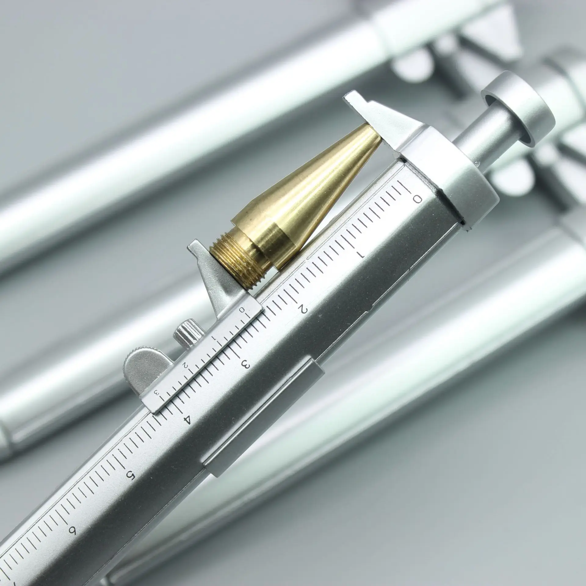 Wholesale Multi-functional Tool Pen Customized Promotional Vernier Caliper Ruler 3 in 1 Ball Pen for Engineer Use