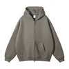 Khaki zipper hoody