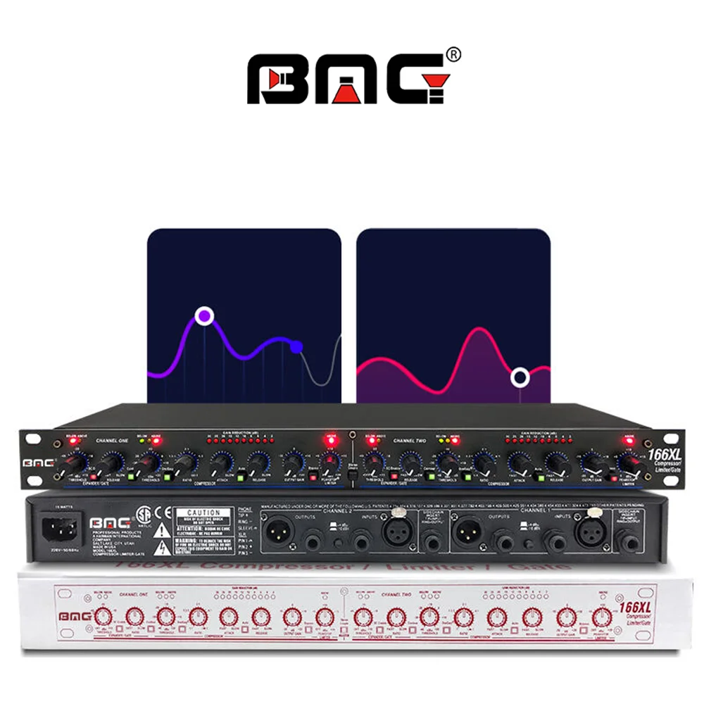 Top 5A 1:1 Quality DBX 166XL Compressor Limiter with Noise Gate