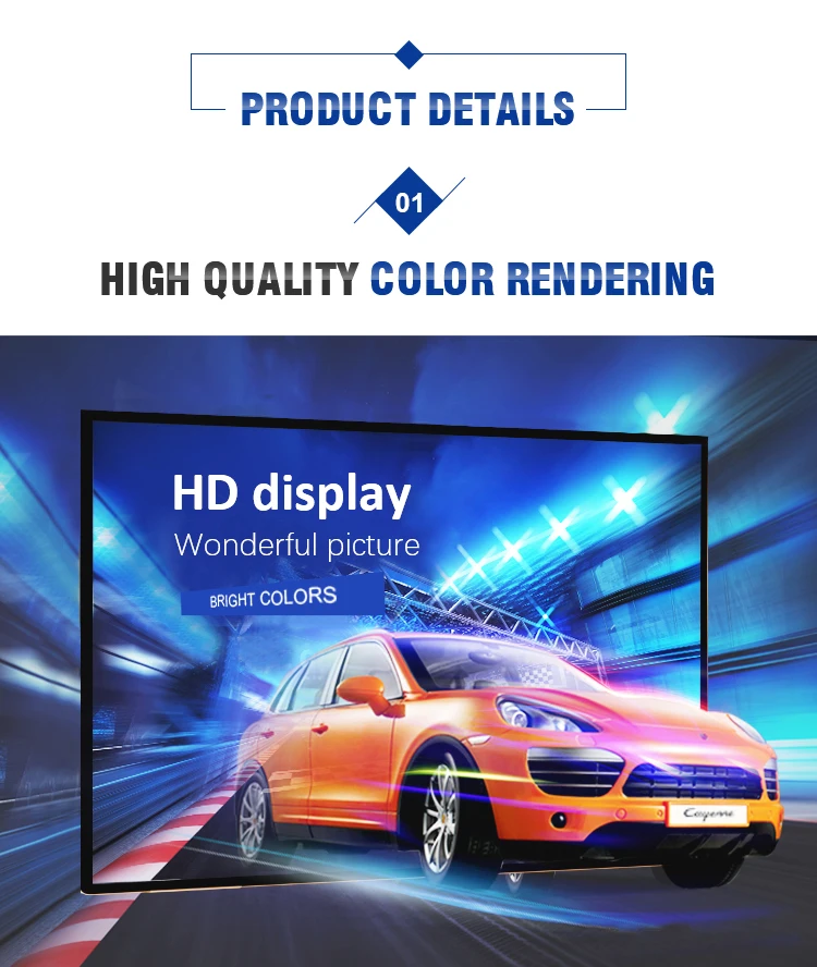 Unique Design Full Color Programmable Wall Mount Poster Outdoor P6 Led Display Billboard Screen 4K Low Power Consumption