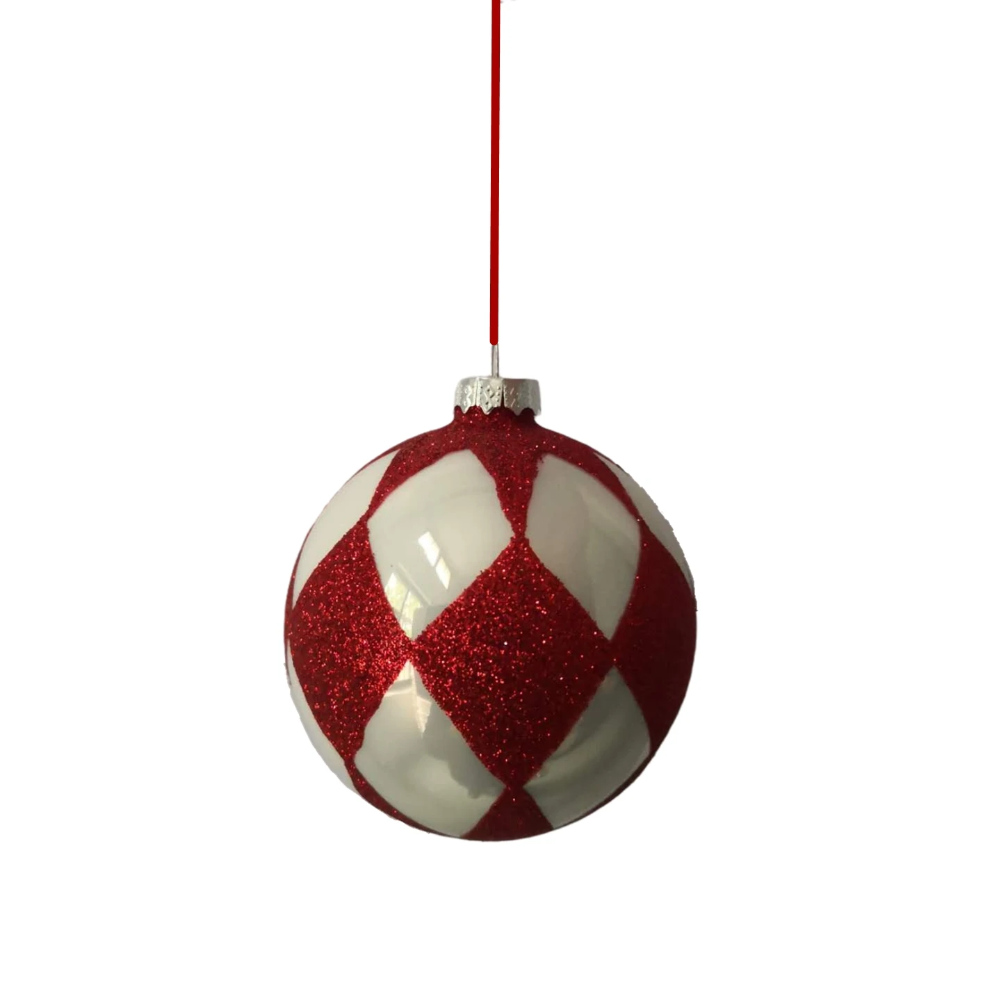 Decorative Fashionable Christmas tree ornaments painted Christmas balls 100 wholesale clear glass christmas ball ornaments