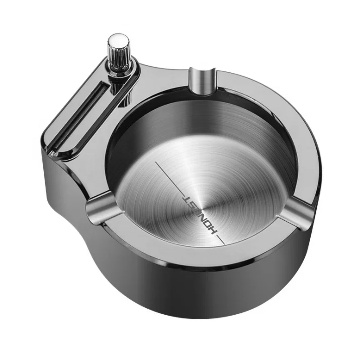 フランス製馬型ライター&灰皿 フロストクリスタルガラス製 1960年代