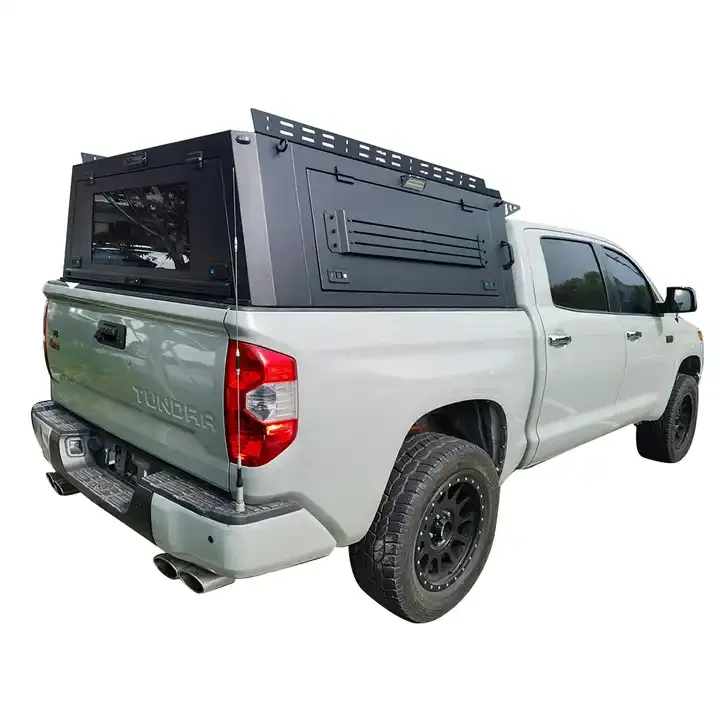 4x4 Aluminum Canopy Black Pickup Hardtop Canopy For Ford Raptor Ranger ...