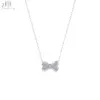 18K Solid White Gold