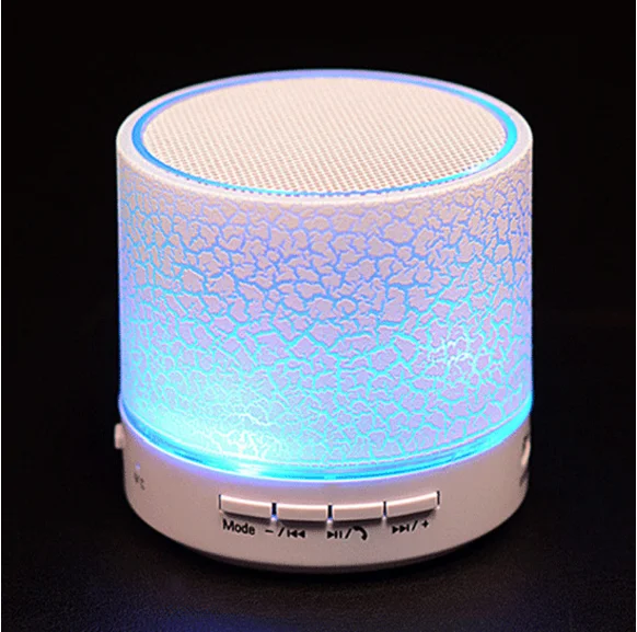 Factory Price S10 LED Light BT Wireless Speakers Portable Subwoofer Speaker With FM Radio