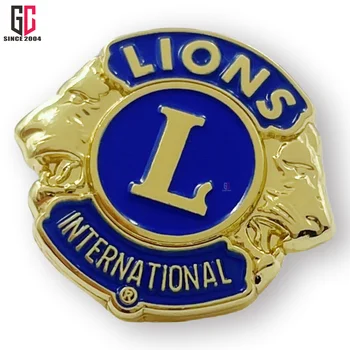 15 years Factory Custom Official pins Lion's Club enamel lapel Pin