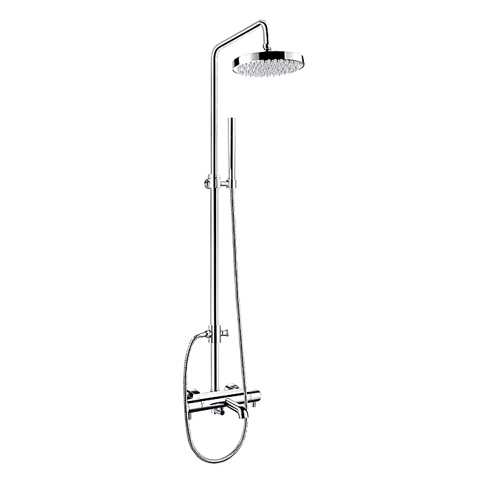 Modern Brass Triple Function Bar Valve Thermostatic Shower System