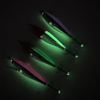 CheeryWood ABS Shrimp Lure Floating Squid Hook Egi Jigging Octopus Cuttlefish Bait Ocean Boat Fishing Sea Fishing – Metal Jig – view 3