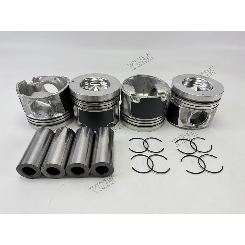 Piston and Pin Clip Oversize 0.5mm for Isuzu 4JJ1 High Performance Engine Parts