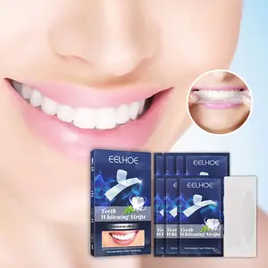 Costom Famous Brands  Oem Experience  100% Residue Free Teeth Sticker Strip  Whitening Strips Private Label