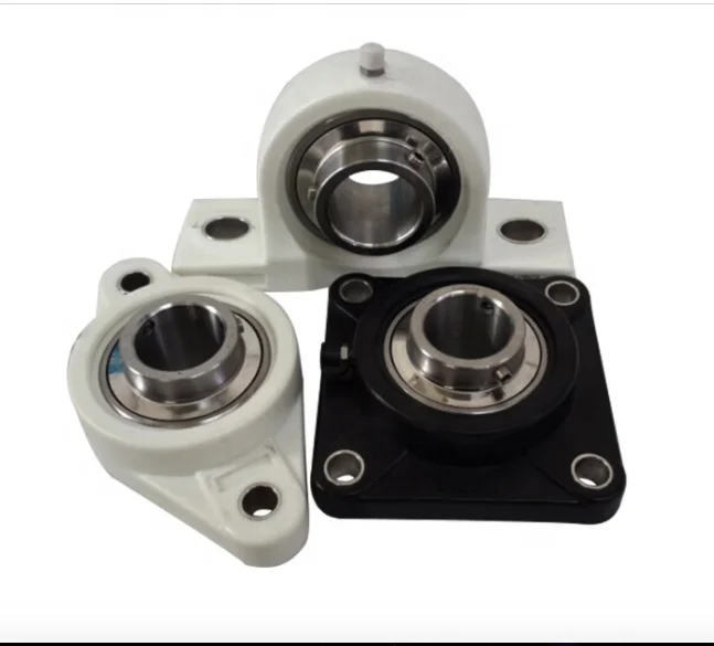 Paliers à Semelle UCFL208 - Lot De 2 - Alésage 40mm - Auto-aligneur - Boîtier Fonte, Roulement Acier Chromé
