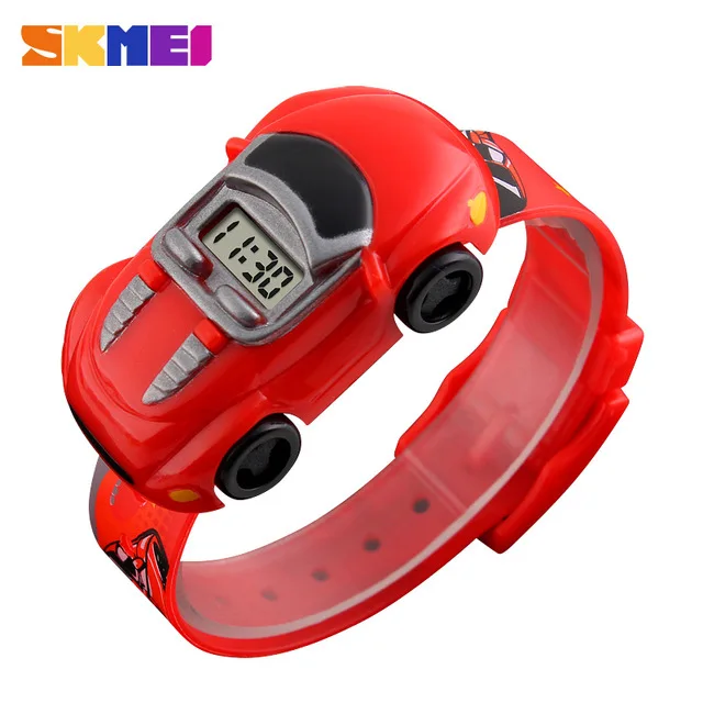 SKMEI 1241 Kids Digital Watch with Car Dial