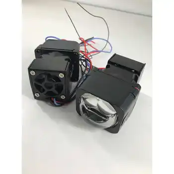 High Brightness 1.5 Inch LED Matrix Bi-led Lens 12V 50W 6000K H4 H7 Car Headlights with Spiral Mount Base