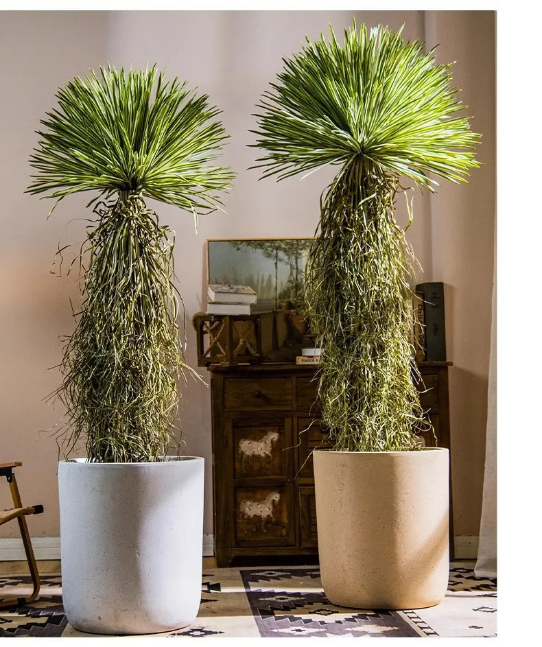 product factory direct mgo flower pot magnesium oxide planter fiber clay lightweight cement decorative indoor outdoor oem manufacturer-6