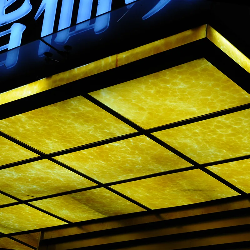 Lumen Parietis Alabaster Translucidus Decoratio Tabula Lapidis