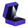 Caja de anillo azul