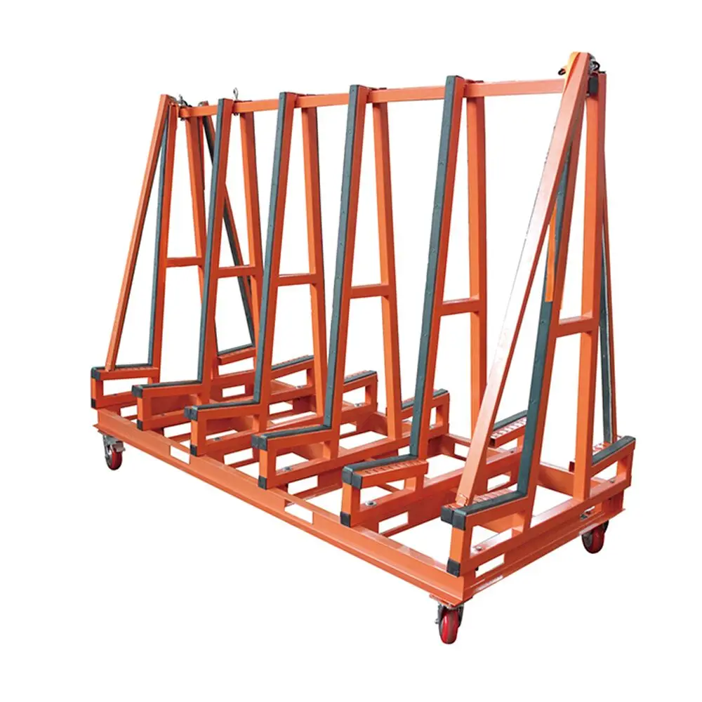A Frame Trolley for Granite Marble Stone Slabs and Glass