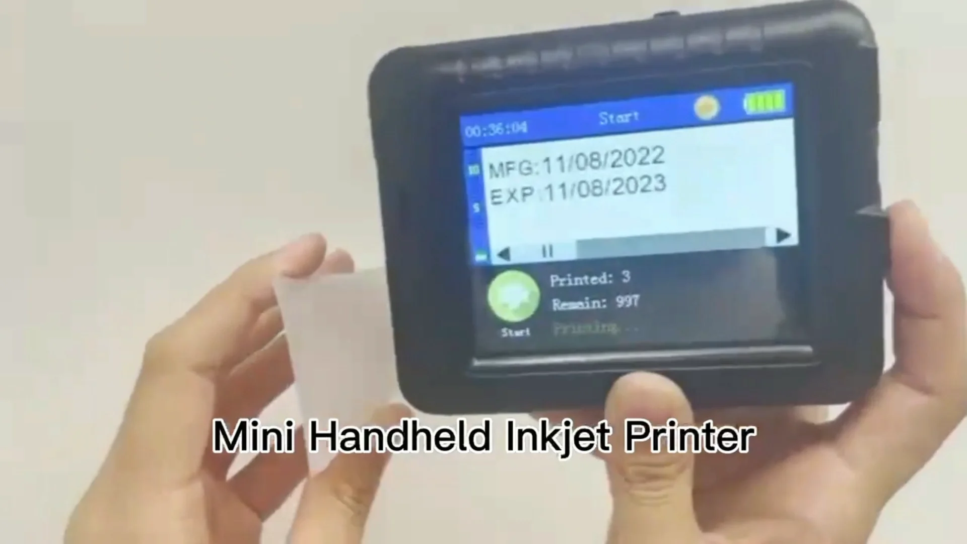 Faith High Quality Handheld Mini Inkjet Printer For Printing Expiry