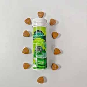 Private Label Sugar-Free Green Grape Hard Candy 0 Sucrose 0 Fat Bulk Packaged Coated Leisure Snacks