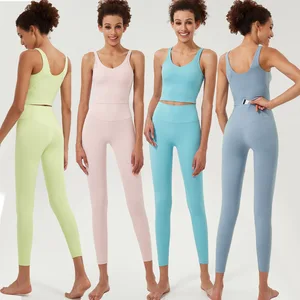 Cheap Made in China Yoga Set Conjunto De Yoga Sin Costuras Ropa Deportiva Mujer