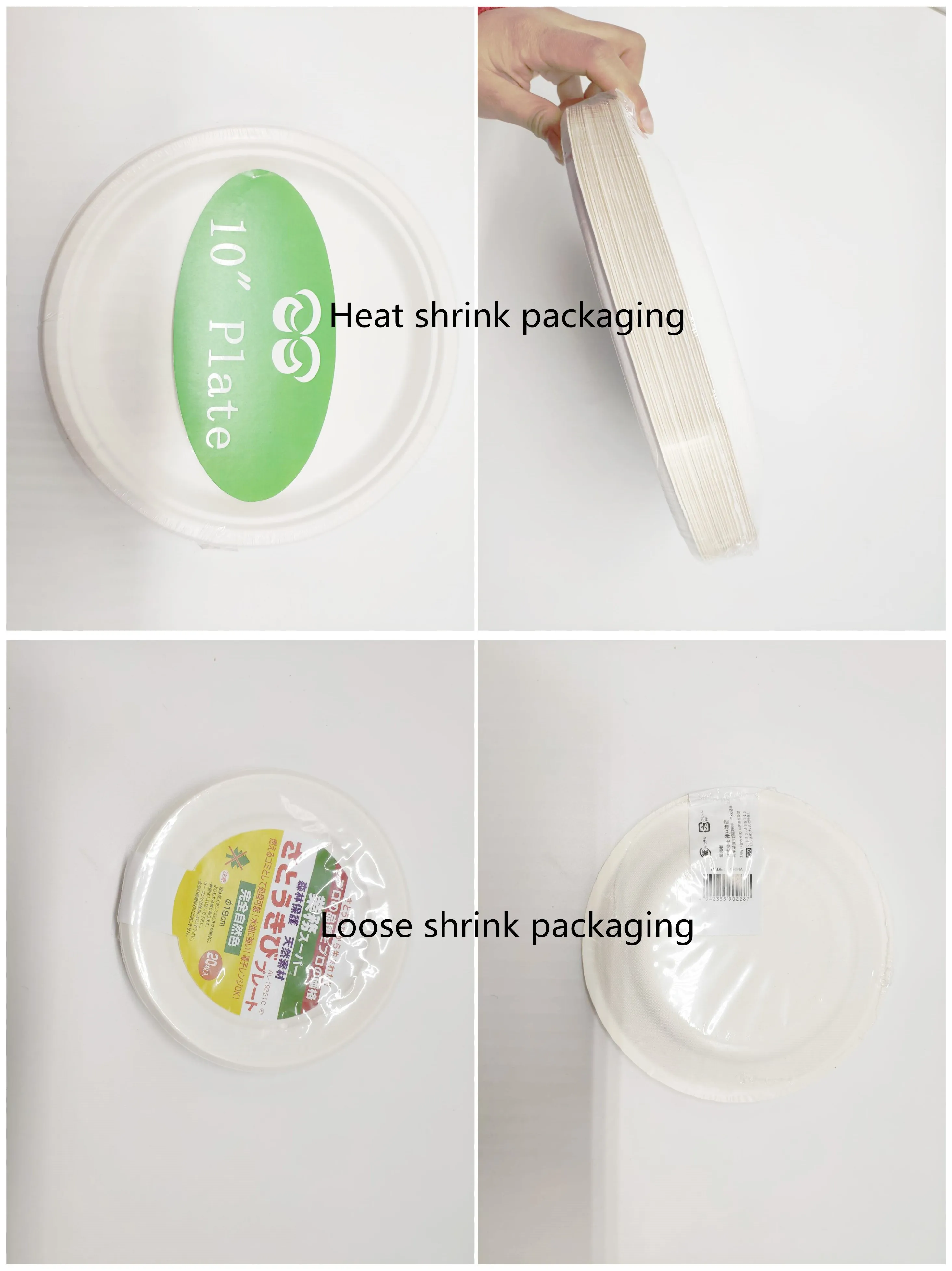 Disposable Biodegradable Plates Sugarcane Bagasse Paper Pulp Mould 6