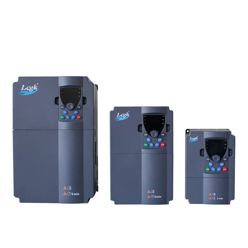 LCGK Vector Frequency Converter 380V Vfd 220V Single Phase 3 Phase Motor Governor Fan and Water Pump Motor Speed Regulation